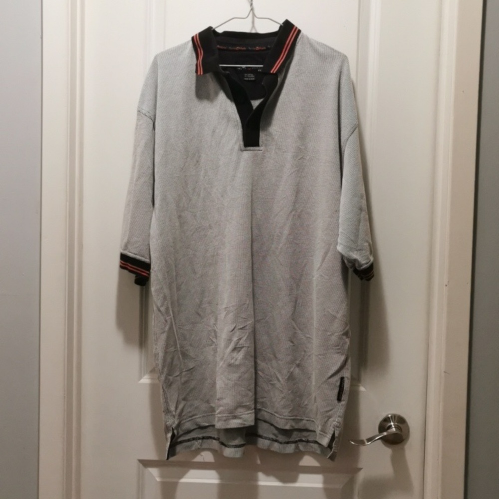 Vintage Taylor Made‎  Golf Shirt with Black and Orange Details
